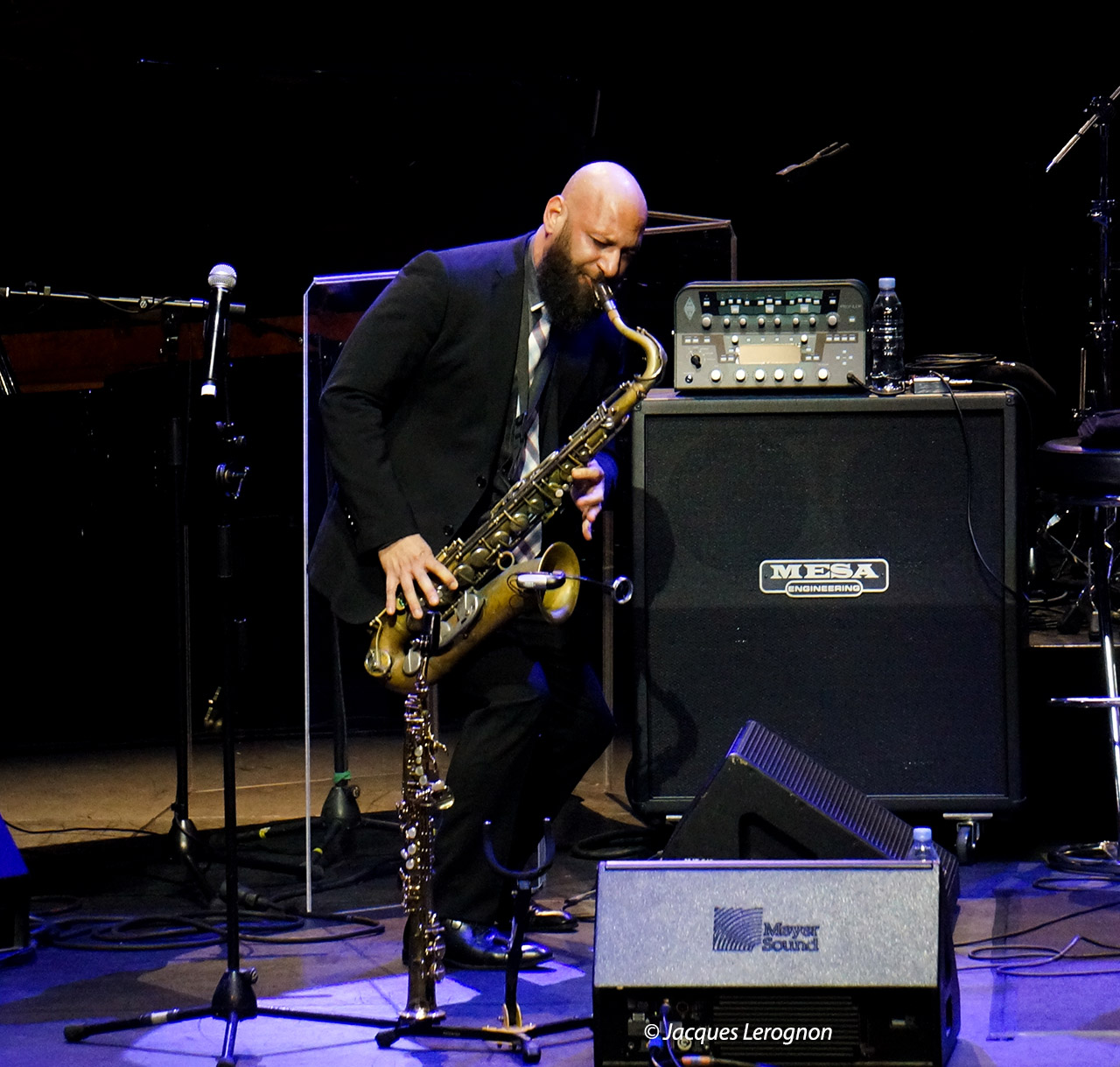 Eli Degibri à Jazz à Juan. Photo : Jacques Lerognon.